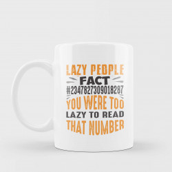 Lazy People Fact